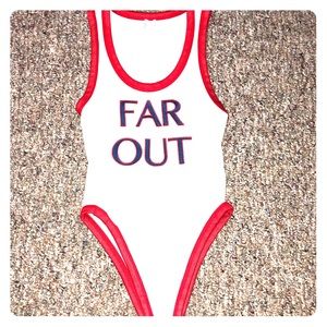 “FAR OUT” Bodysuit